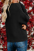 Open Front Chunky Knit Cardigan